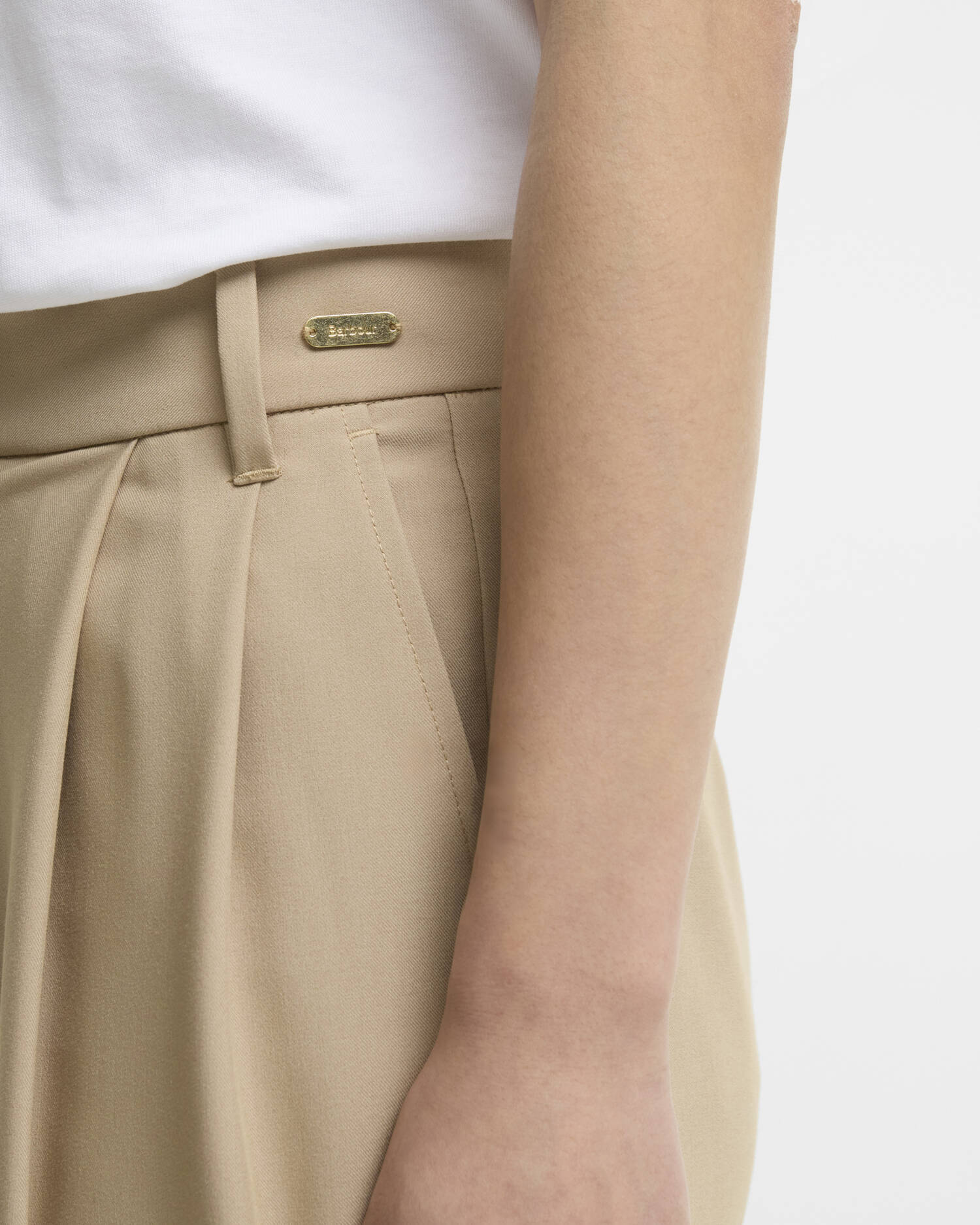 Barbour Hose Fawne Straight-Leg Warm Trench image number 3