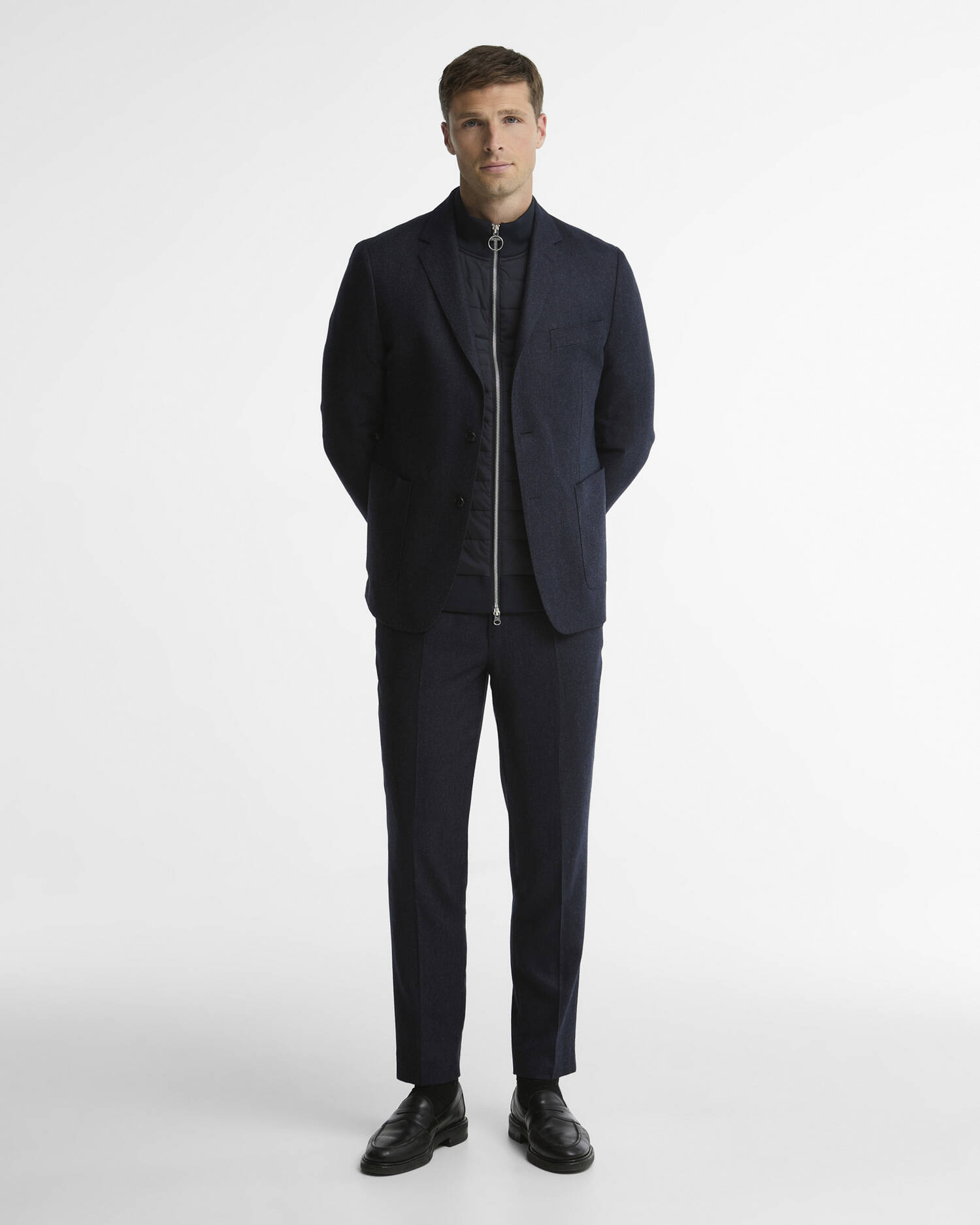 Barbour Hose Fairford Herringbone Tailored Forest image number 0