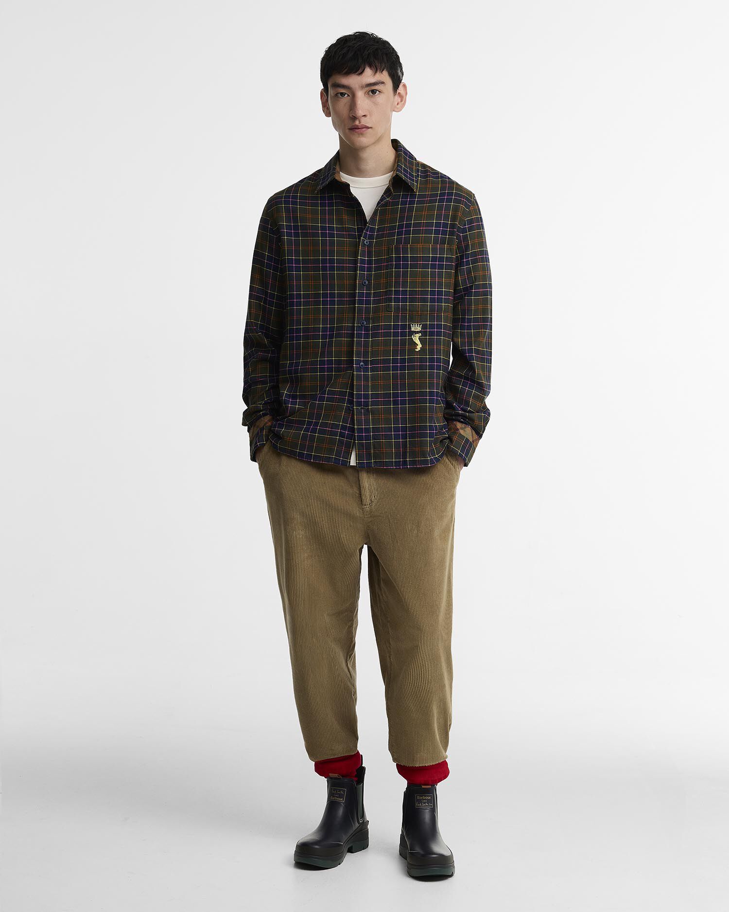 Paul Smith Loves Barbour Tailored Tartan Long-Sleeved Shirt PS Classic