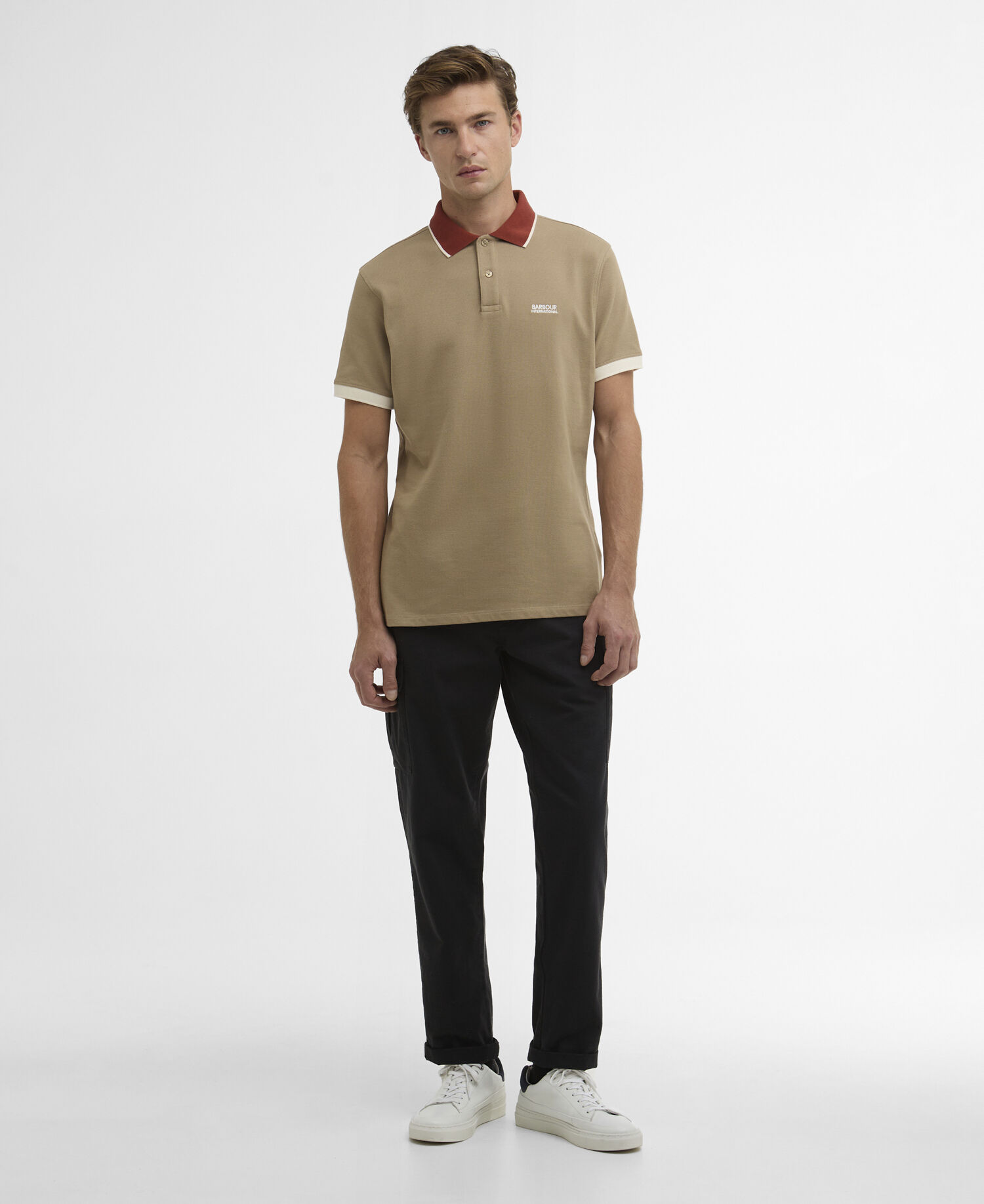 Howall Short-Sleeved Polo Shirt Coriander