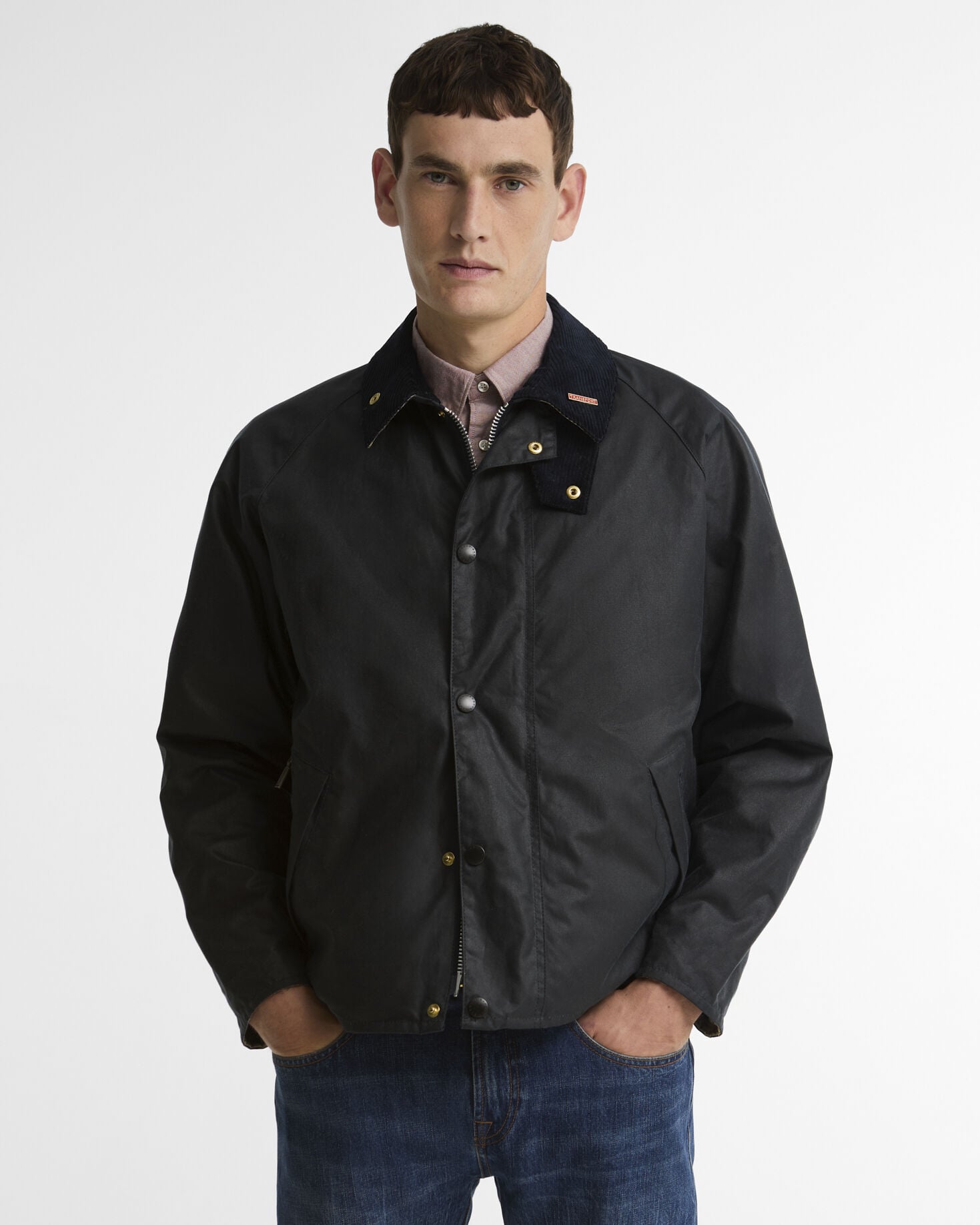 Giacca cerata Transport Icons Navy
