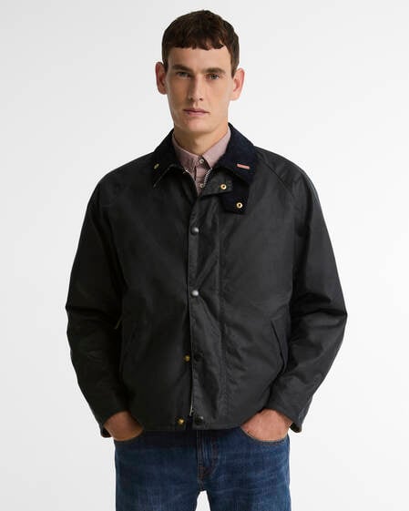 Giacca cerata Transport Icons Navy