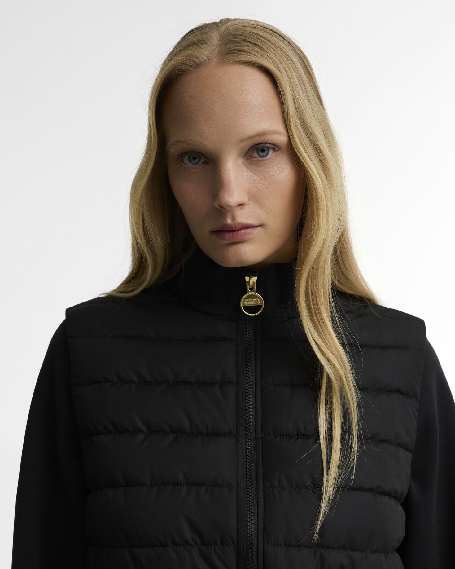 Ari Quilted Sweatshirt Black