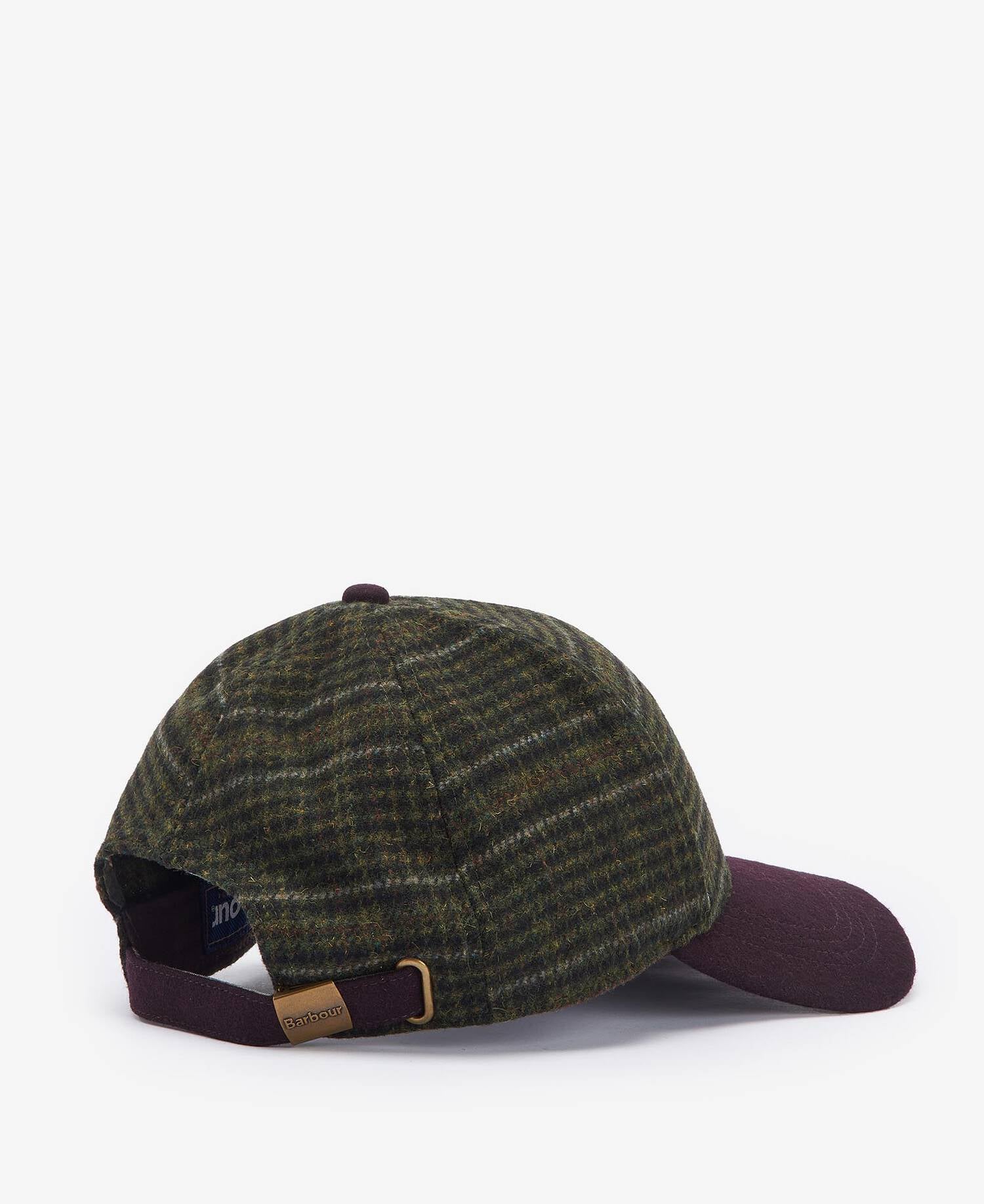 Clyde Sports Cap Brown-Olive Plaid image number 1
