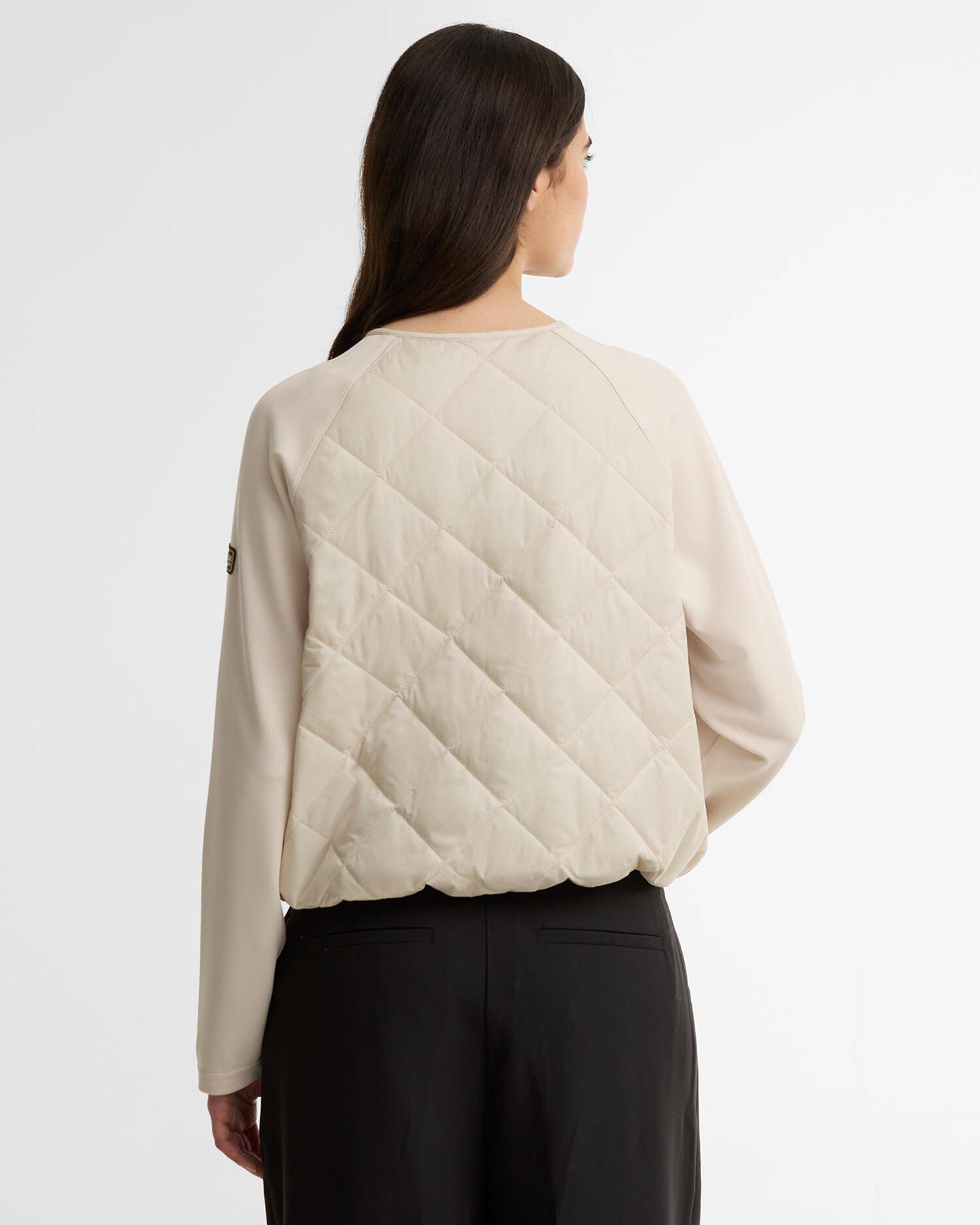 Seren Quilted Sweat Oyster image number 2