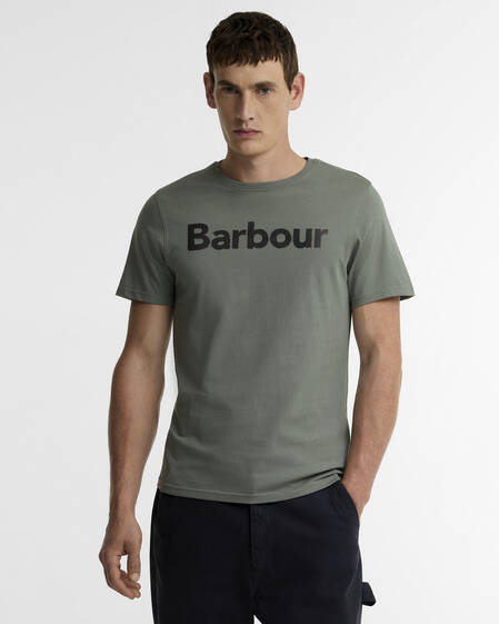 Barbour T-Shirt Halstow Logo Tailored Agave Green