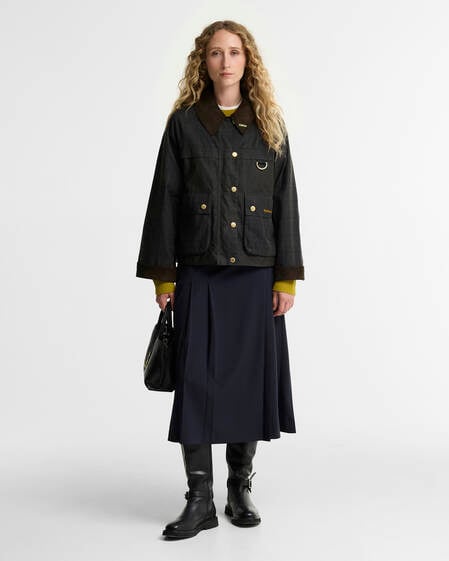 Tartan Reimagined Icons Tartan Spey Waxed Jacket Classic Tartan/Olive