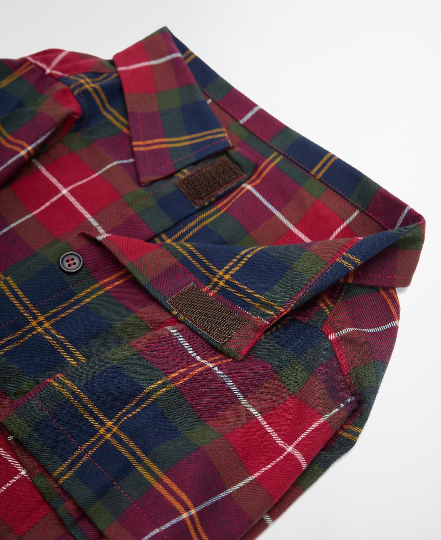 Tartan Fortrose Dog Shirt Winterberry Tartan