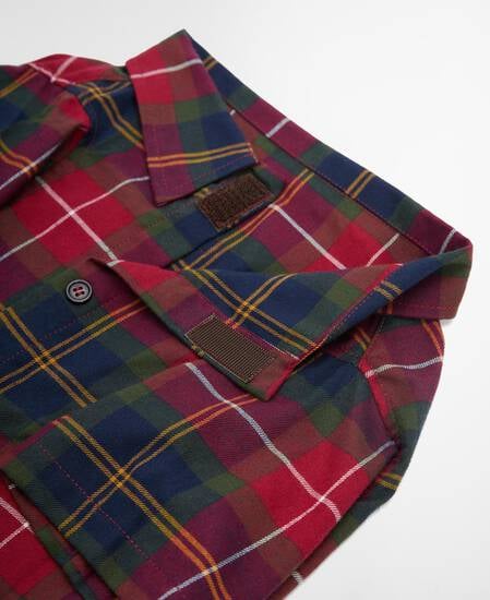 Tartan Fortrose Dog Shirt Winterberry Tartan