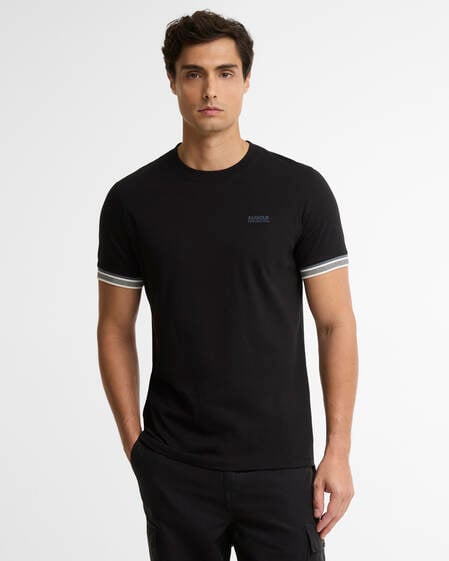 Newport Tipped T-Shirt Black