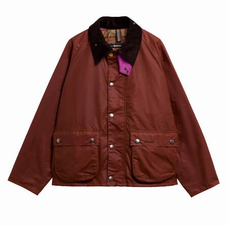 Giacca cerata Key Transport Paul Smith Loves Barbour Russet