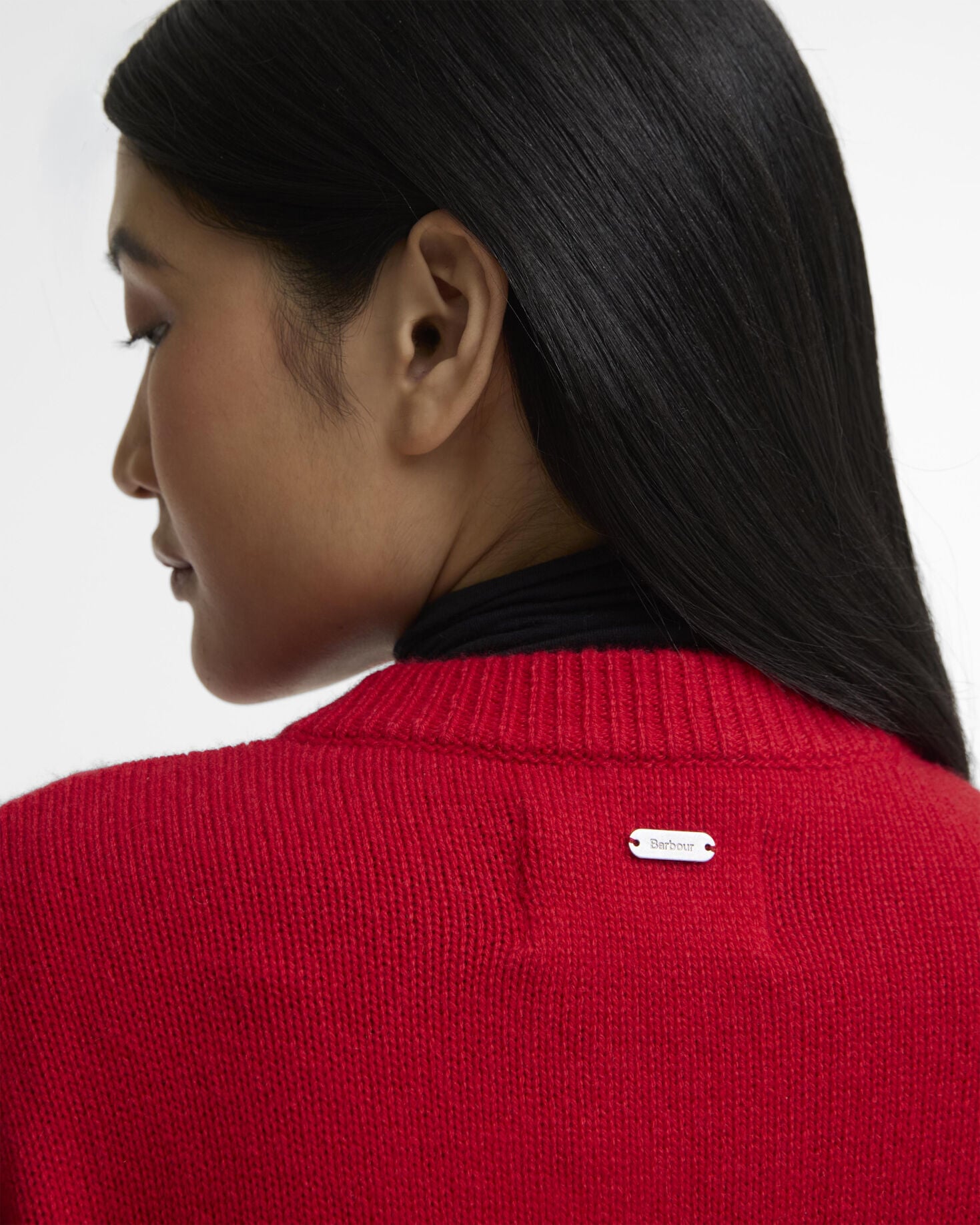 Woodhouse Wool-Blend Cardigan Crimson