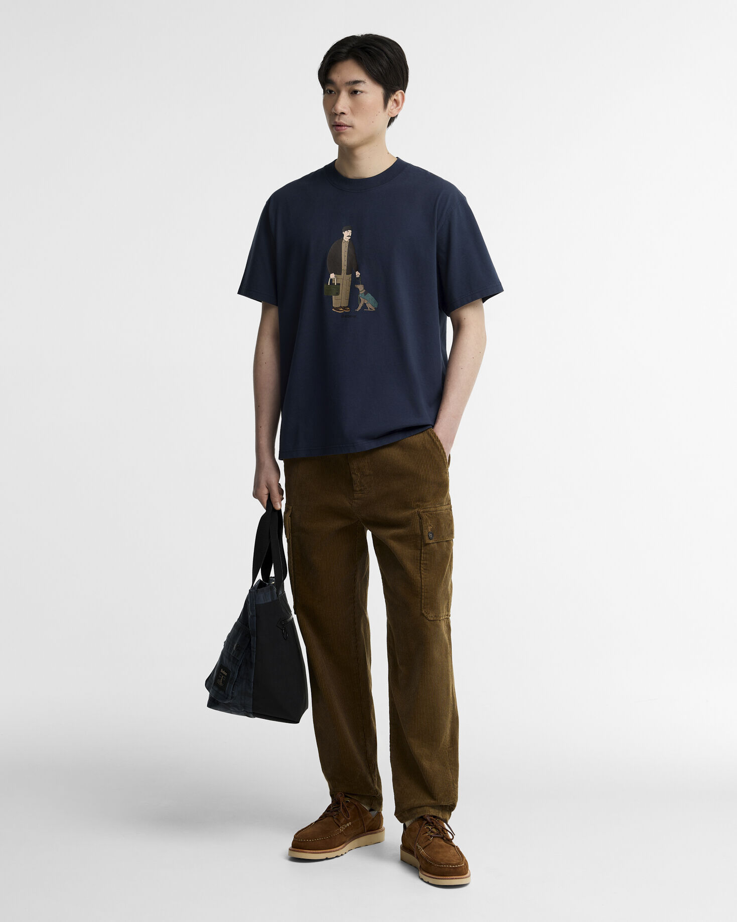 Fordyce Oversized Graphic T-Shirt Navy