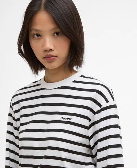Maureen Striped Top Black Stripe