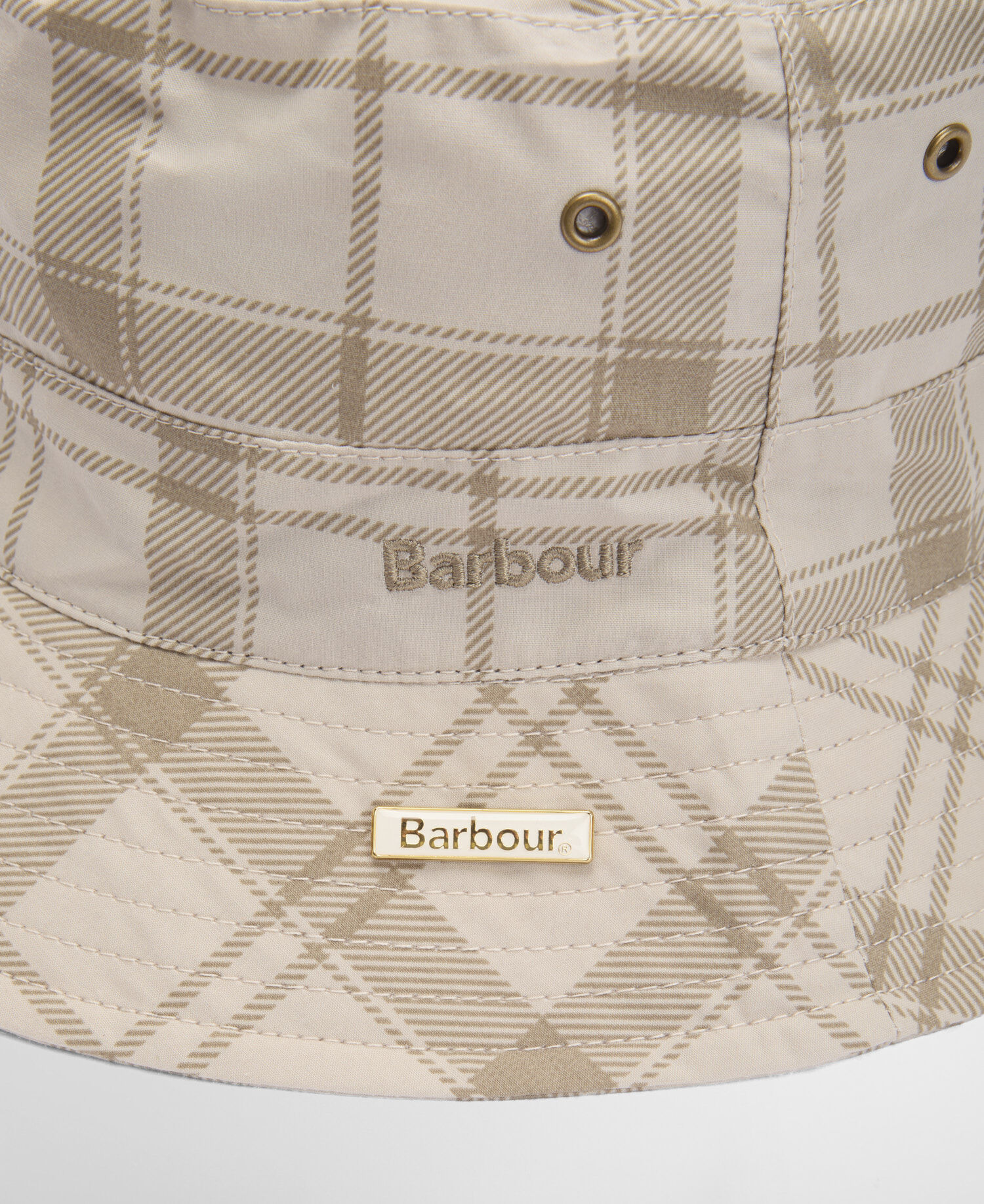 Tartan Transport Bucket Hat Mist Printed Tartan