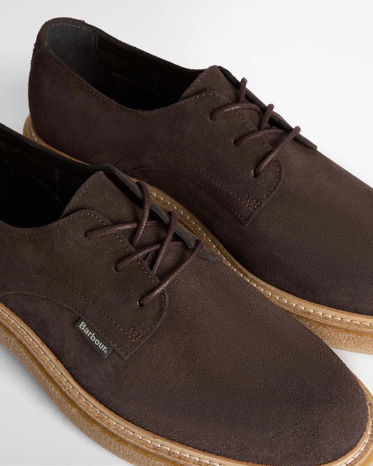 Harefield Derby Shoe Choc Suede