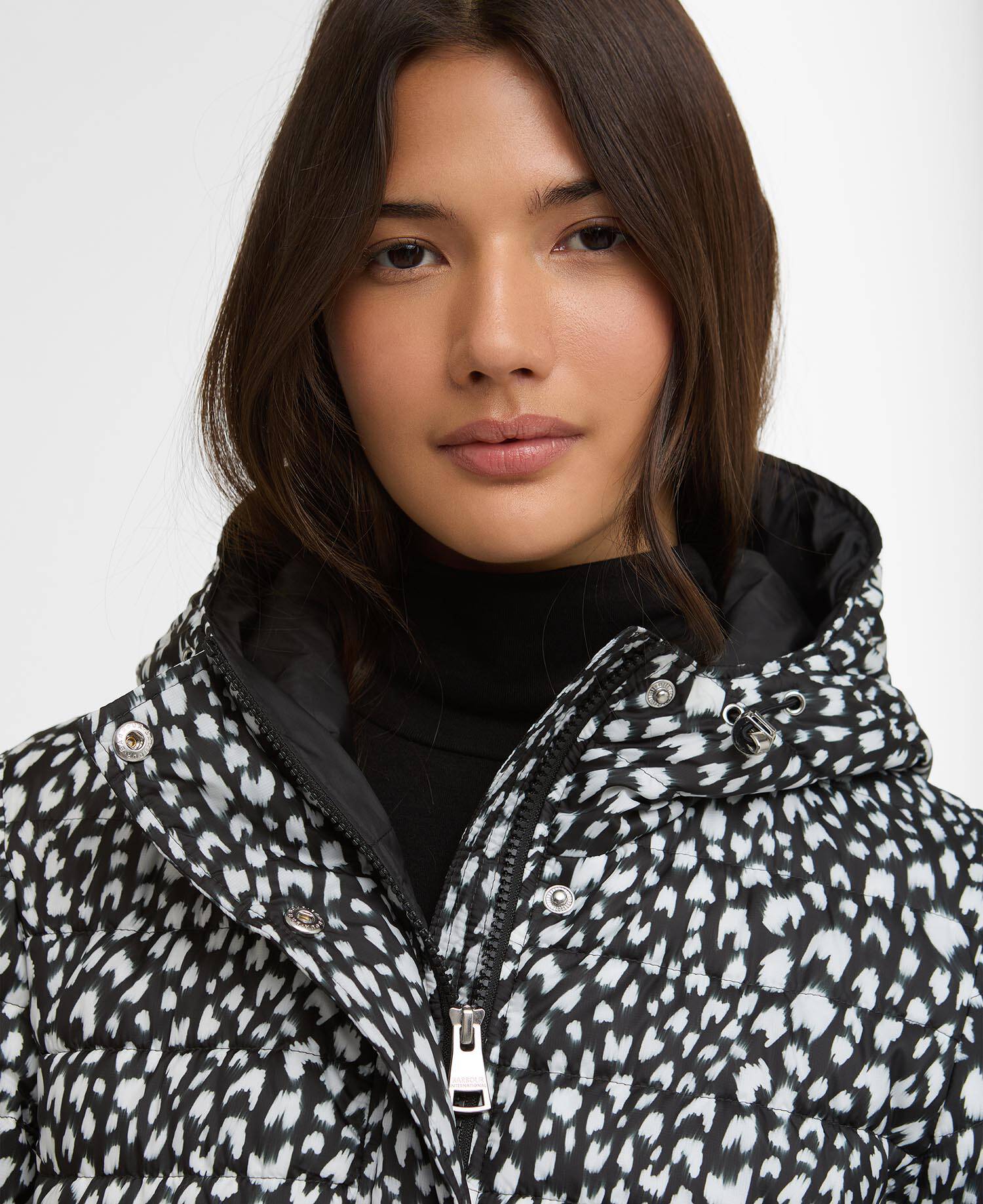 Pufferjacke Jada Printed Snow Leopard Print image number 3