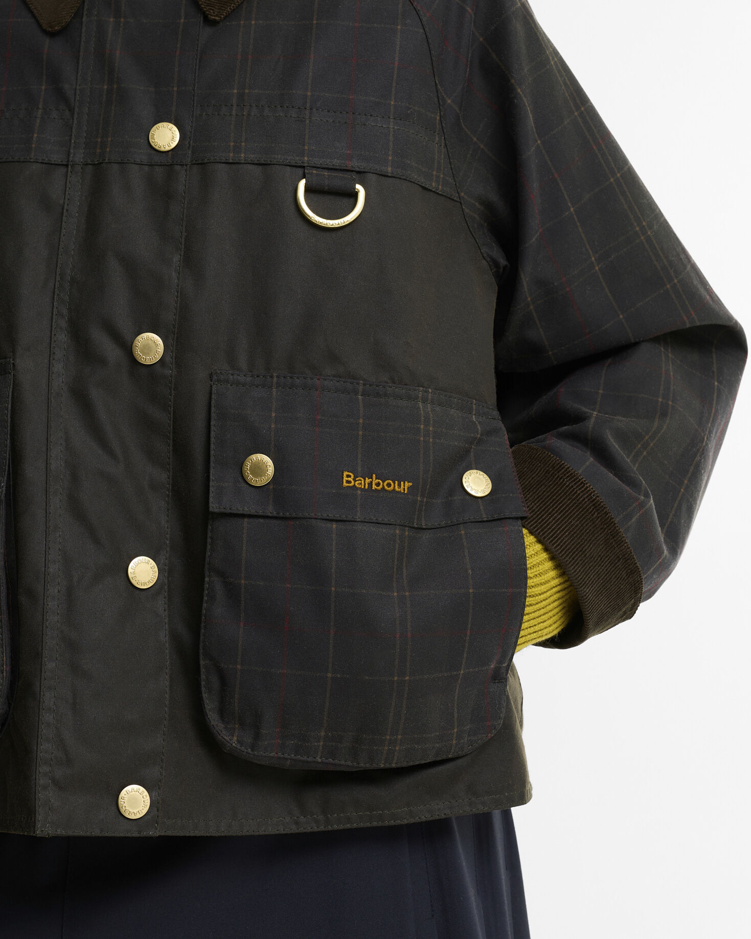 Tartan Reimagined Icons Tartan Spey Waxed Jacket Classic Tartan/Olive