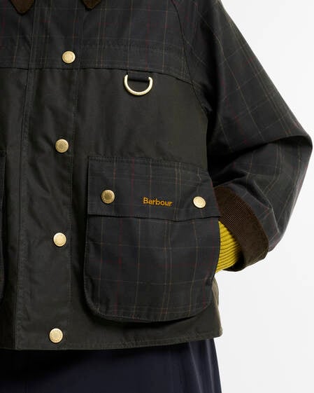 Tartan Reimagined Icons Tartan Spey Waxed Jacket Classic Tartan/Olive