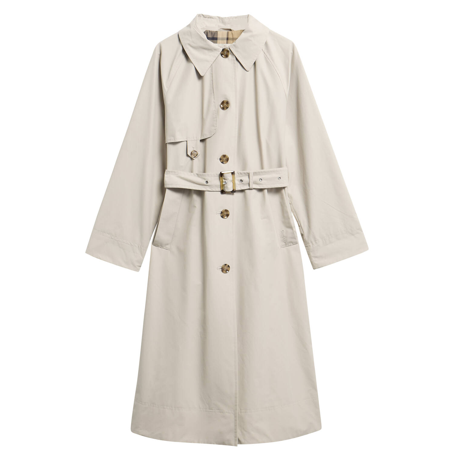 Barbour Trenchcoat Antonella Showerproof Mist/Birchwood Dress image number 0