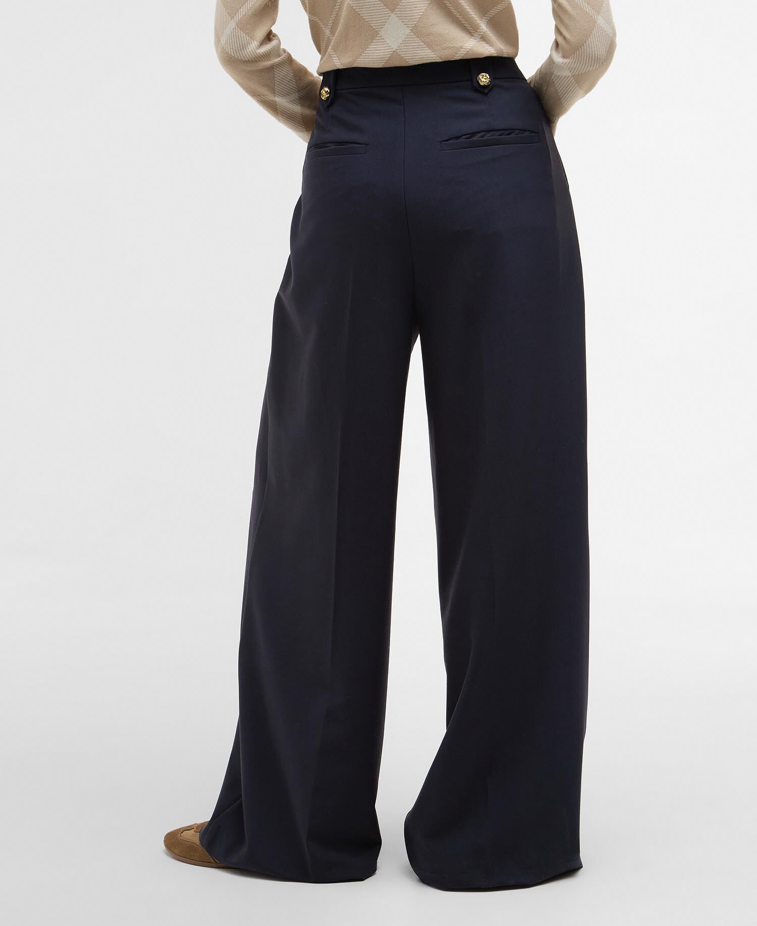 Pantaloni a gamba larga Avery Dark Navy