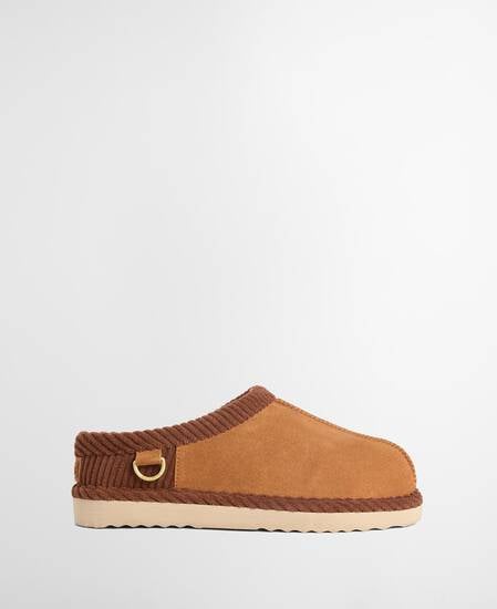 Barbour Hausschuhe Corbridge Tan Suede