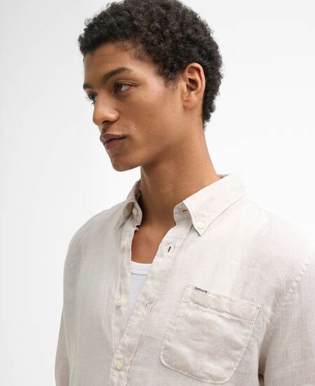 Linton Tailored Long-Sleeved Shirt Mist