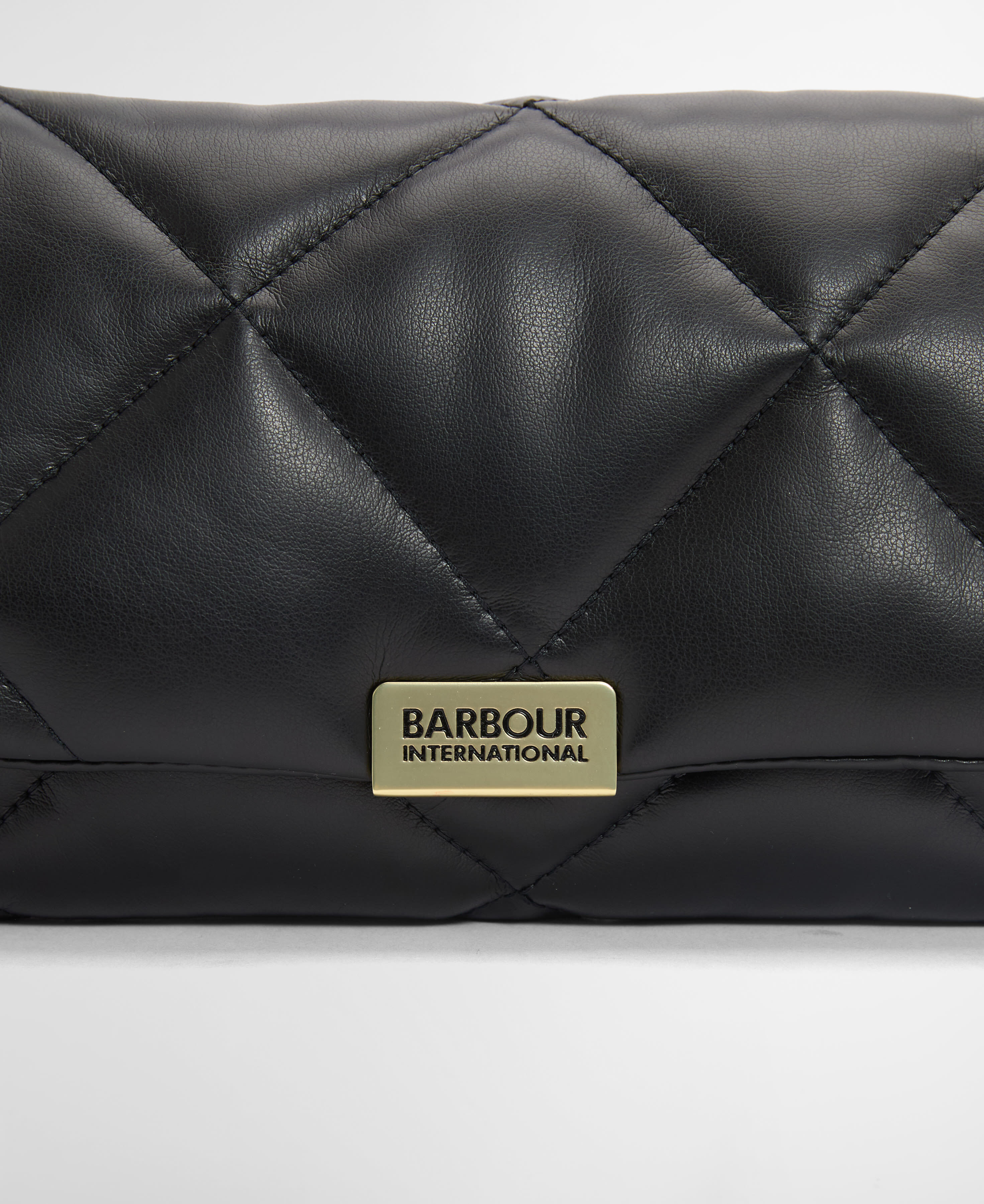 Soft Quilted Crossbody Bag Black