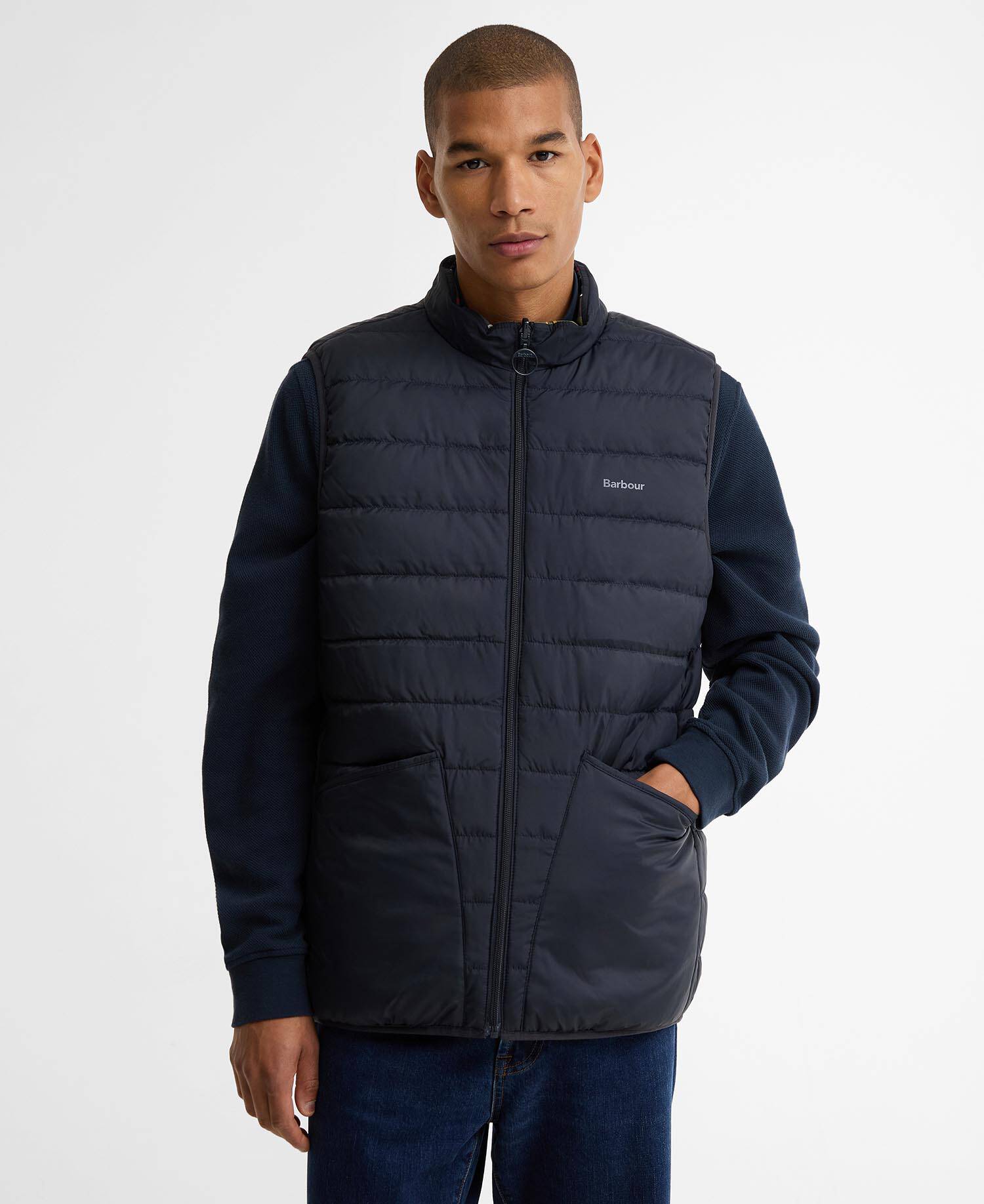 Reversible Tartan Puffer Gilet Classic Tartan image number 3