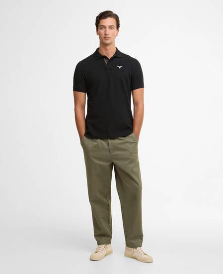 Tartan Pique Polo Shirt Black/Classic