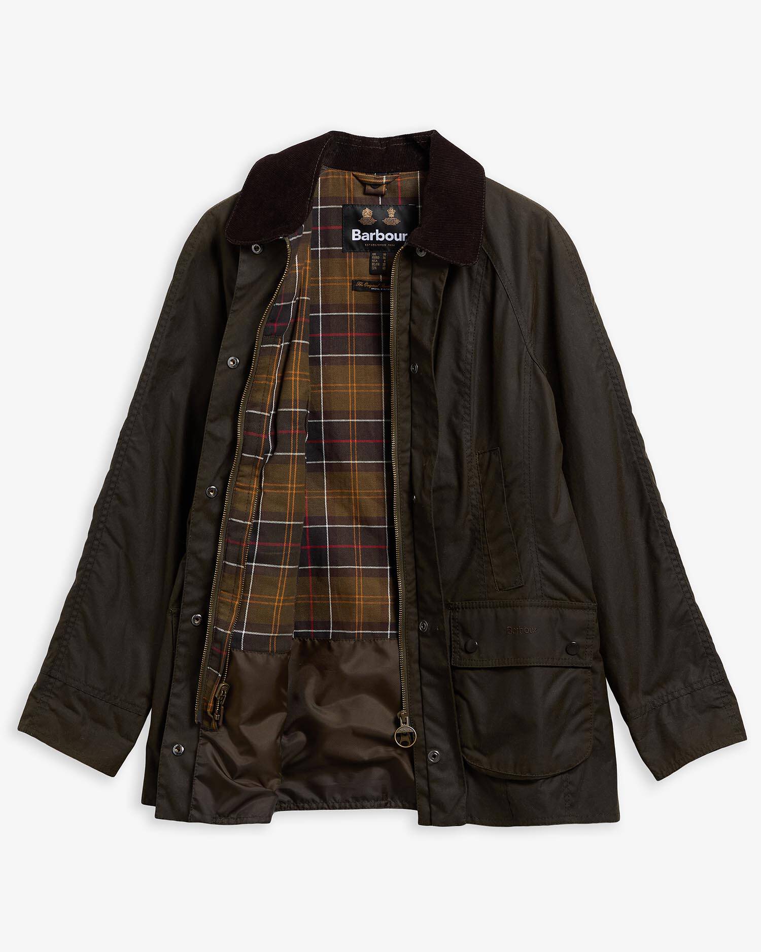 Classic Beadnell&reg; Waxed Jacket Olive image number 8
