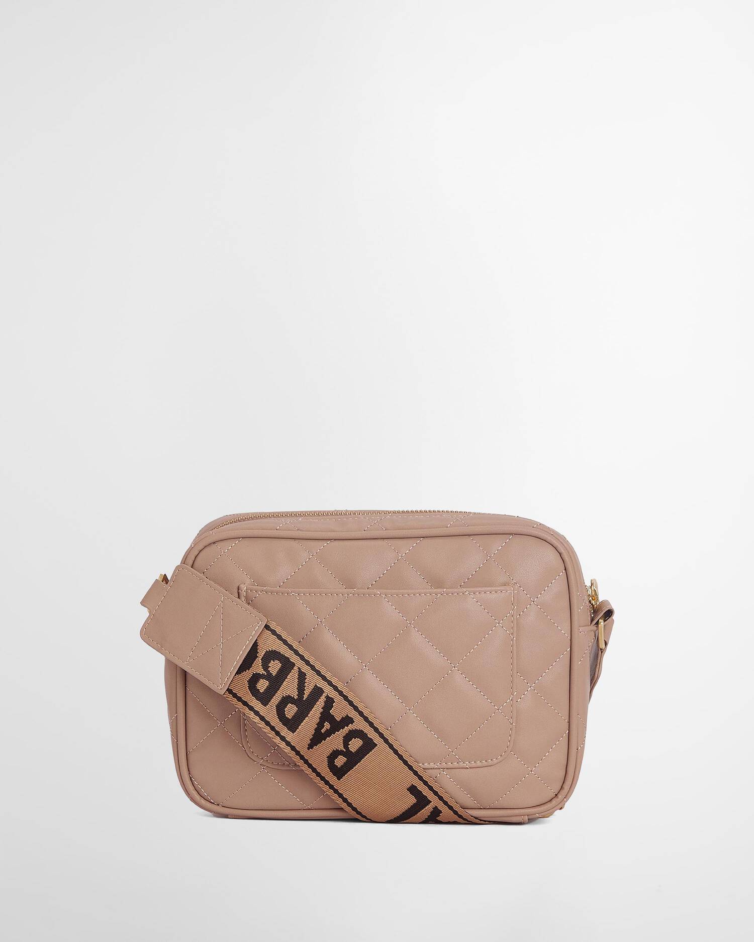 Sloane Quilted Crossbody Bag Camel image number 2