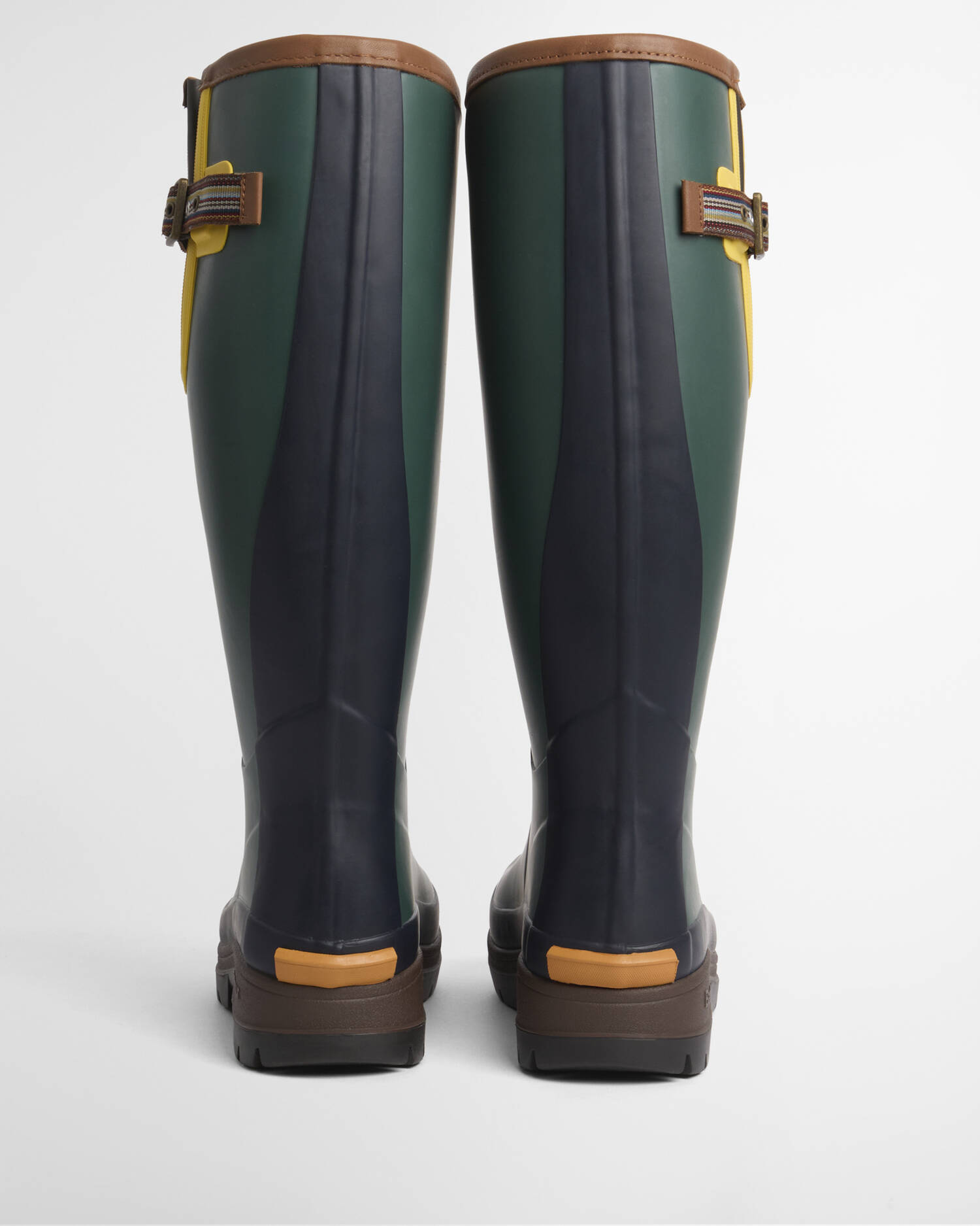 Paul Smith Loves Barbour Herren Gummistiefel Bottle Green image number 2