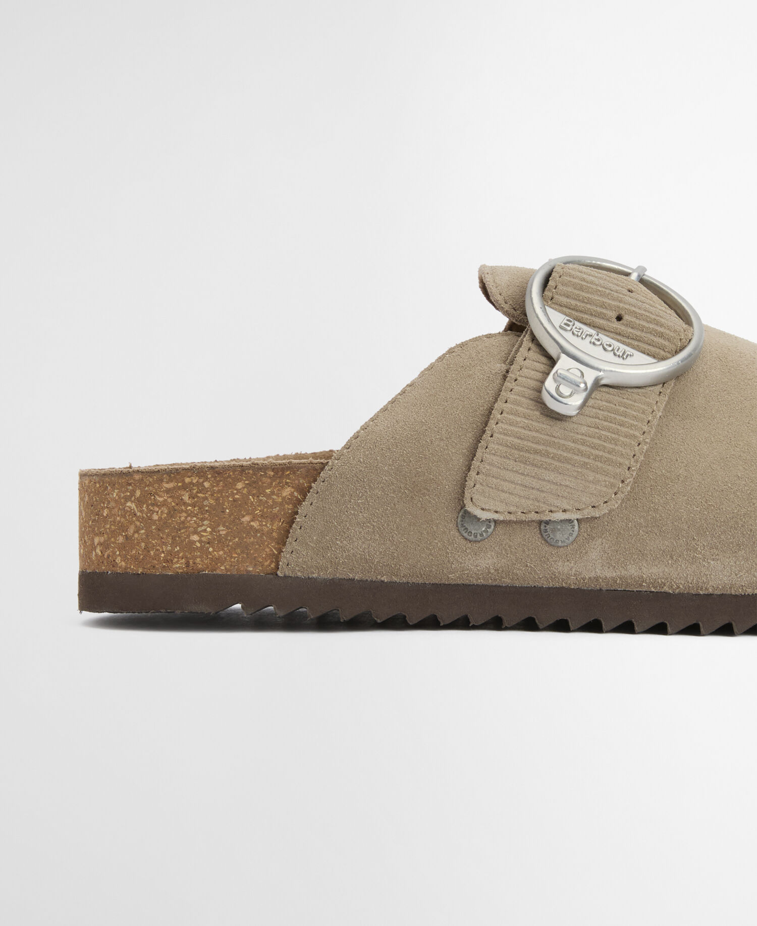 Pantoletten Kyra Taupe Suede