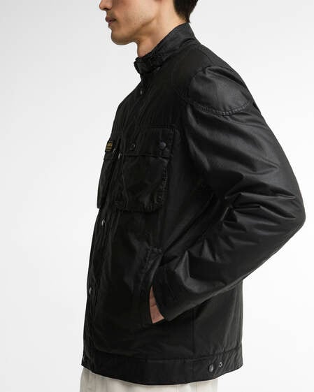 Wachsjacke Winter Merton Black