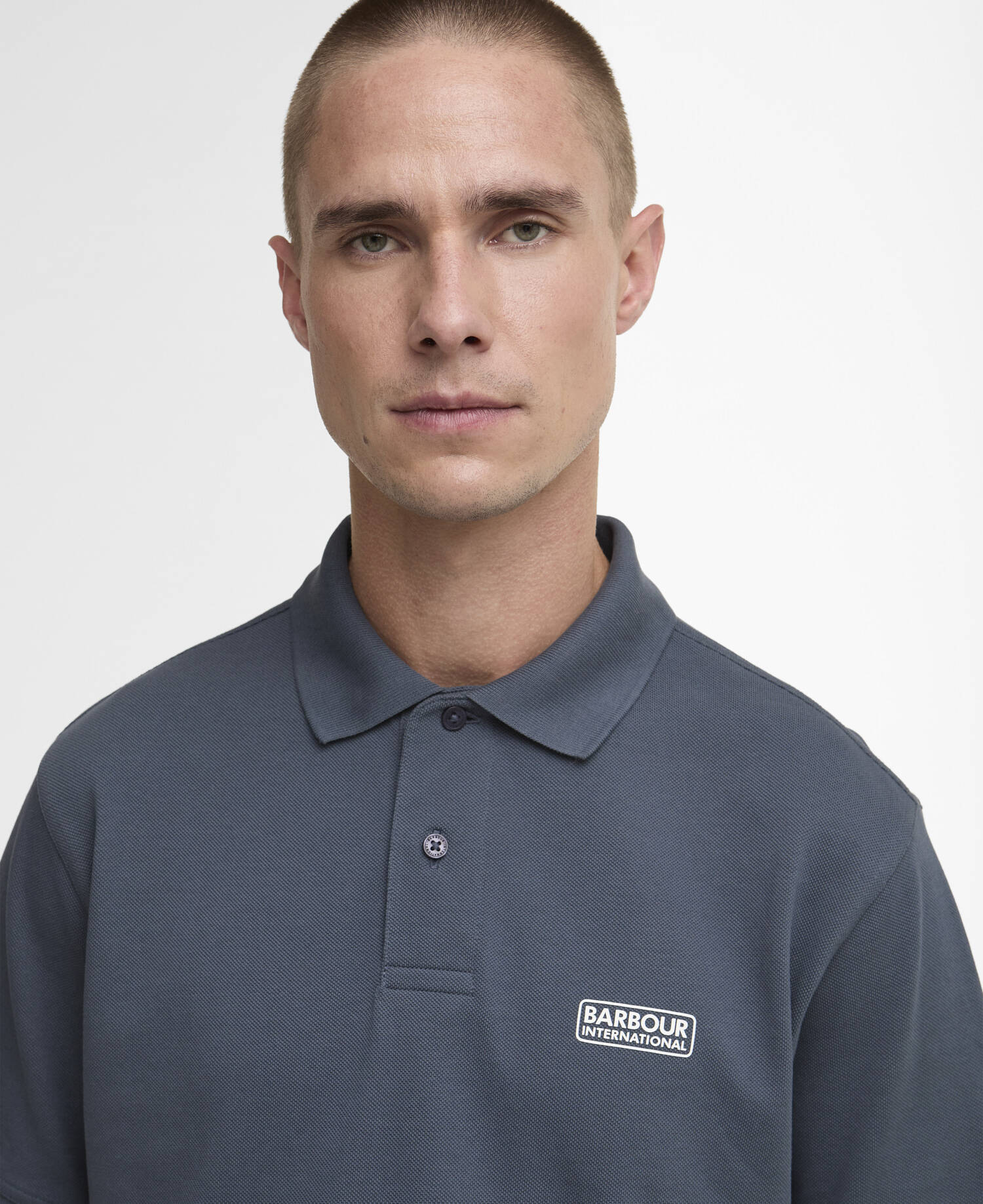 Essential Polo Shirt Storm Grey image number 3