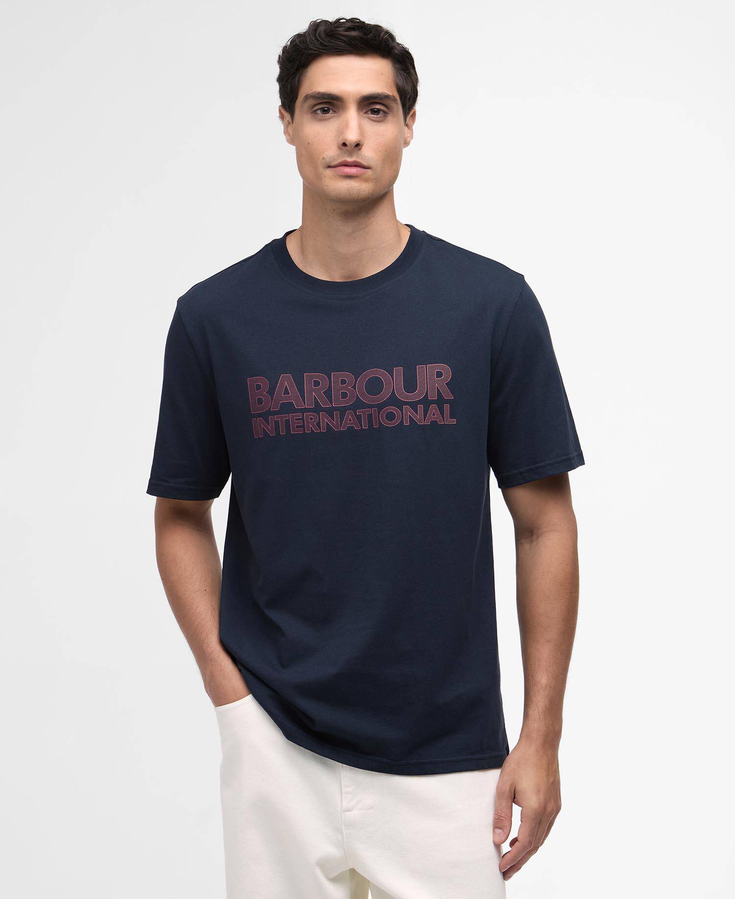 T-shirt con stampa Essential Navy image number 0