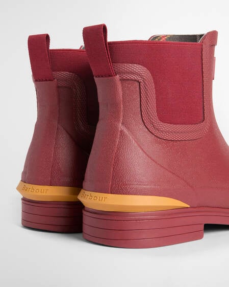 Abbeyfield Packable Ankle Wellingtons Red