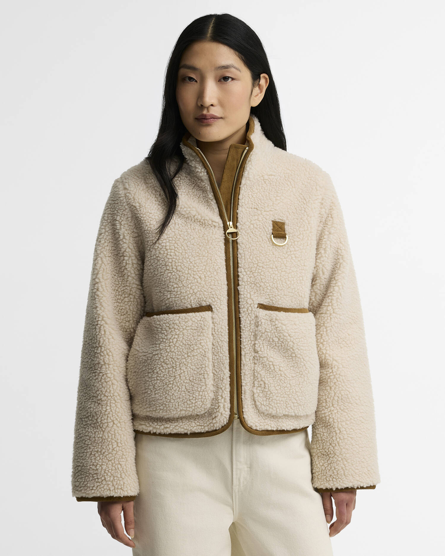 Elenora Fleece Jacket Ecru image number 0