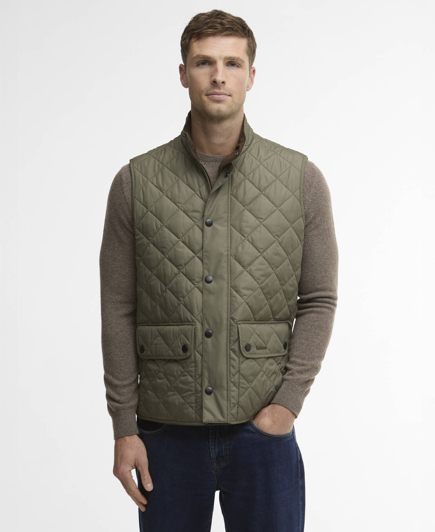 Lowerdale Gilet Dusty Olive image number 0