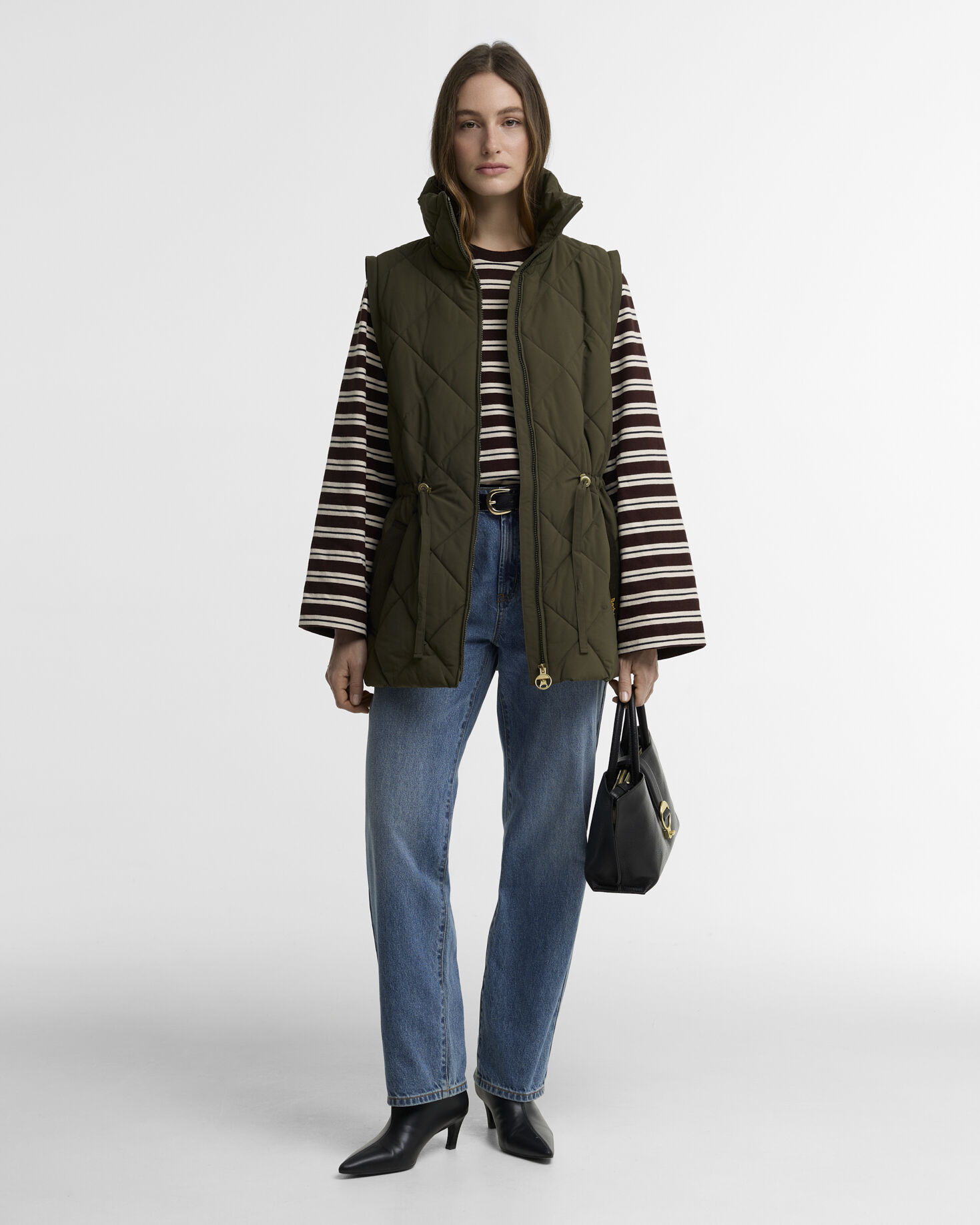 Barbour Winterjacke Tanfield Olive/Shadow Classic