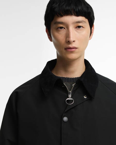 Barbour Freizeitjacke Oversized Reversible Transport Black