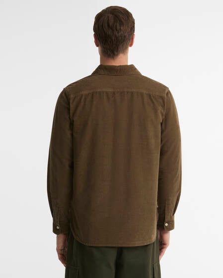 Cord Authentic-Fit Long-Sleeved Shirt Beech
