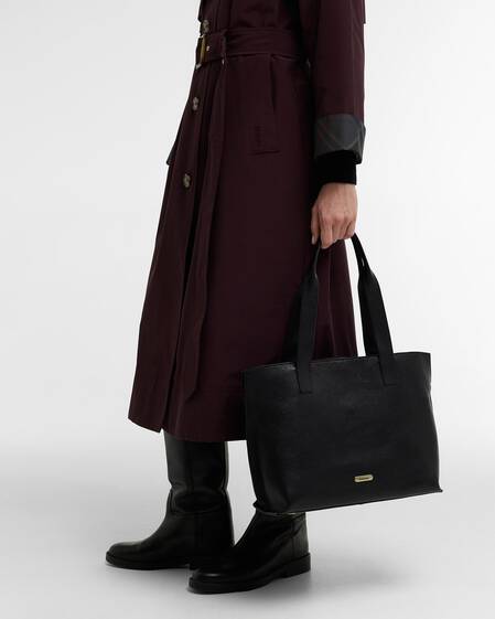 Barbour Ledertasche Alder Large Black
