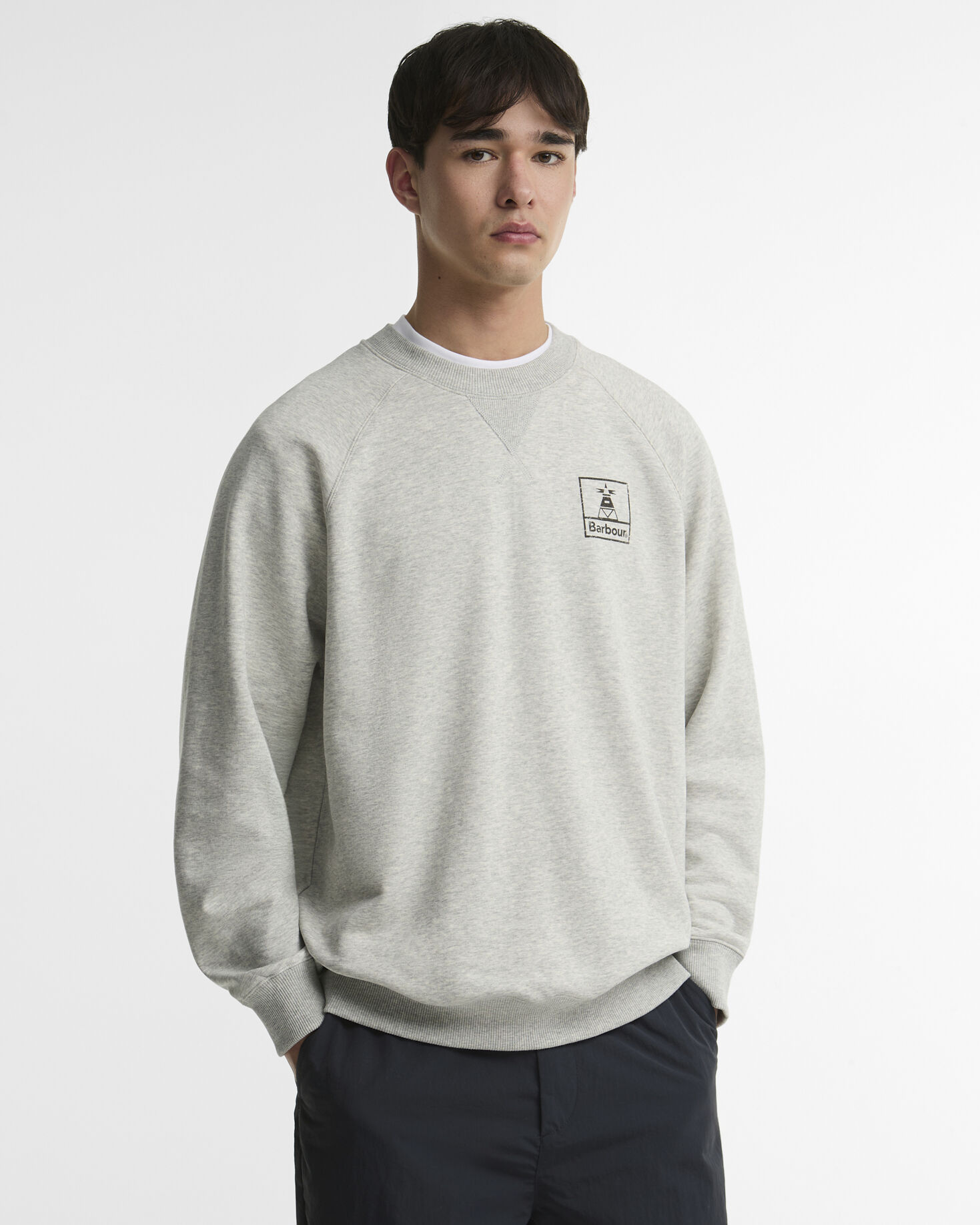 Transport Oversized Sweatshirt Grey Marl
