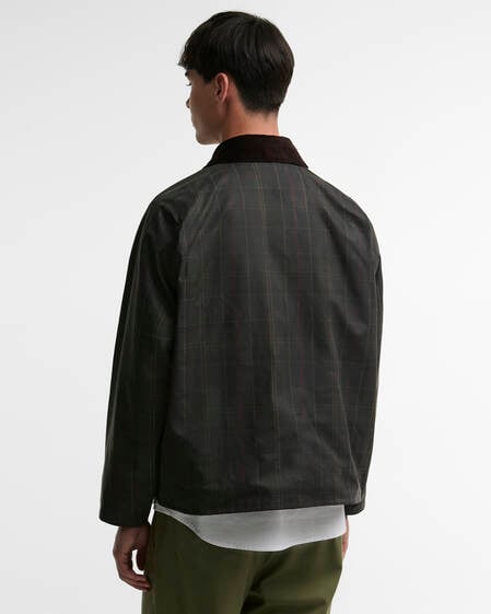 Tartan Transport Waxed Jacket Dark Tartan