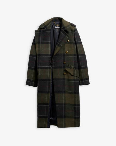 Cappotto in lana a quadri Cottesmore Shadow Classic Tartan