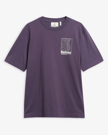 Woodbine Relaxed Graphic T-Shirt Grape