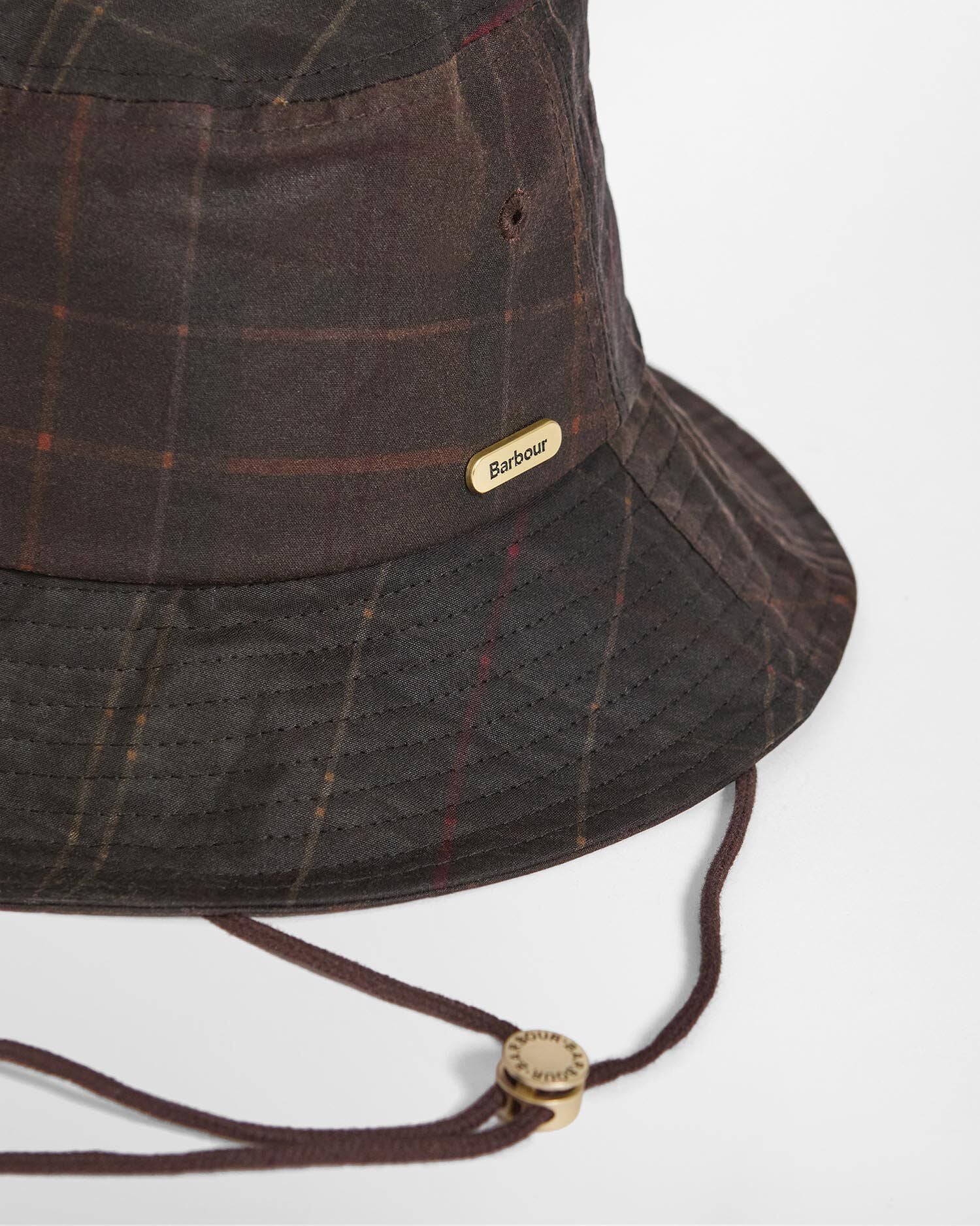 Barbour Bucket Hat Hazelwood Waxed Classic/Muted Tartan