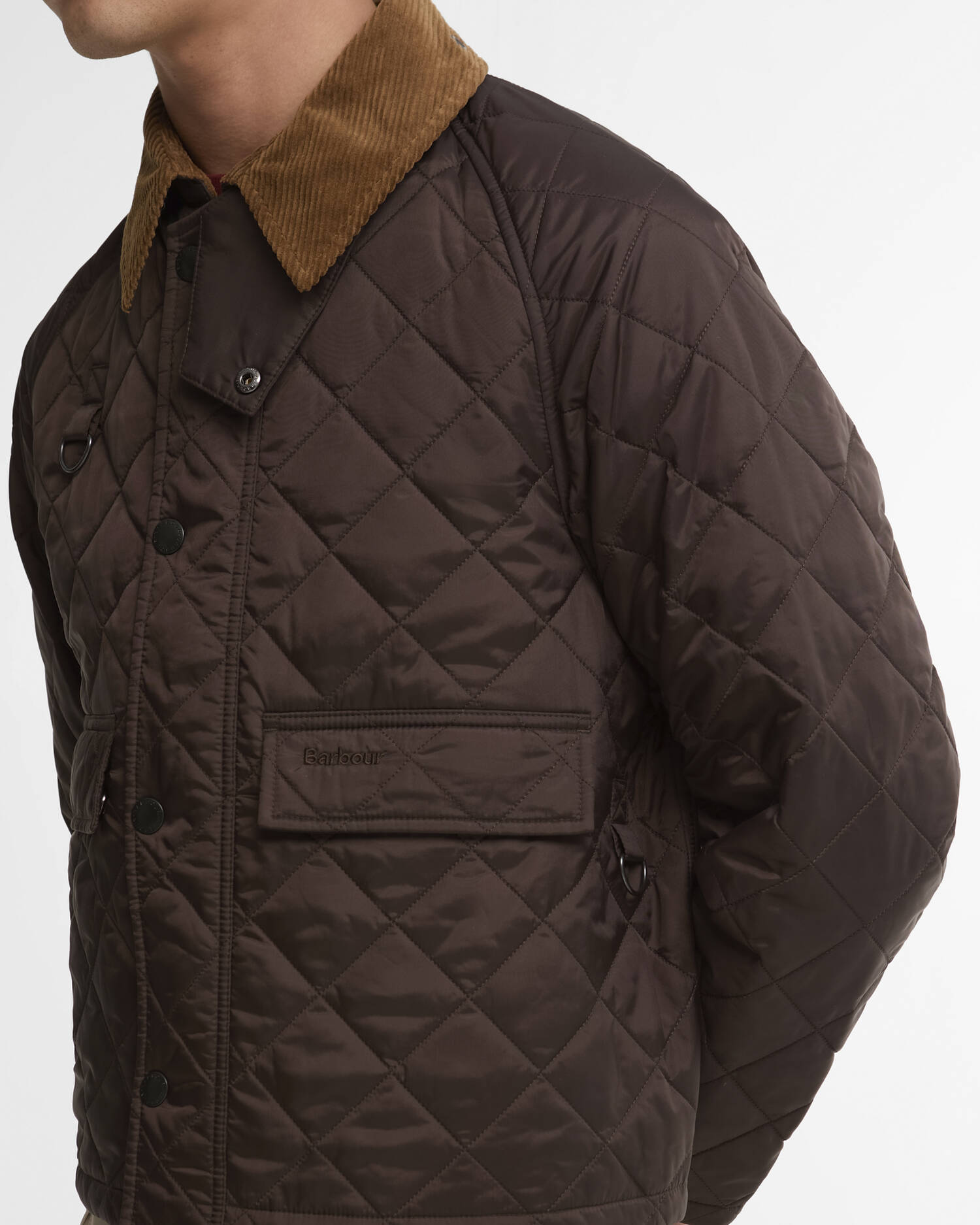 Spey Quilted Jacket Dark Brown image number 4